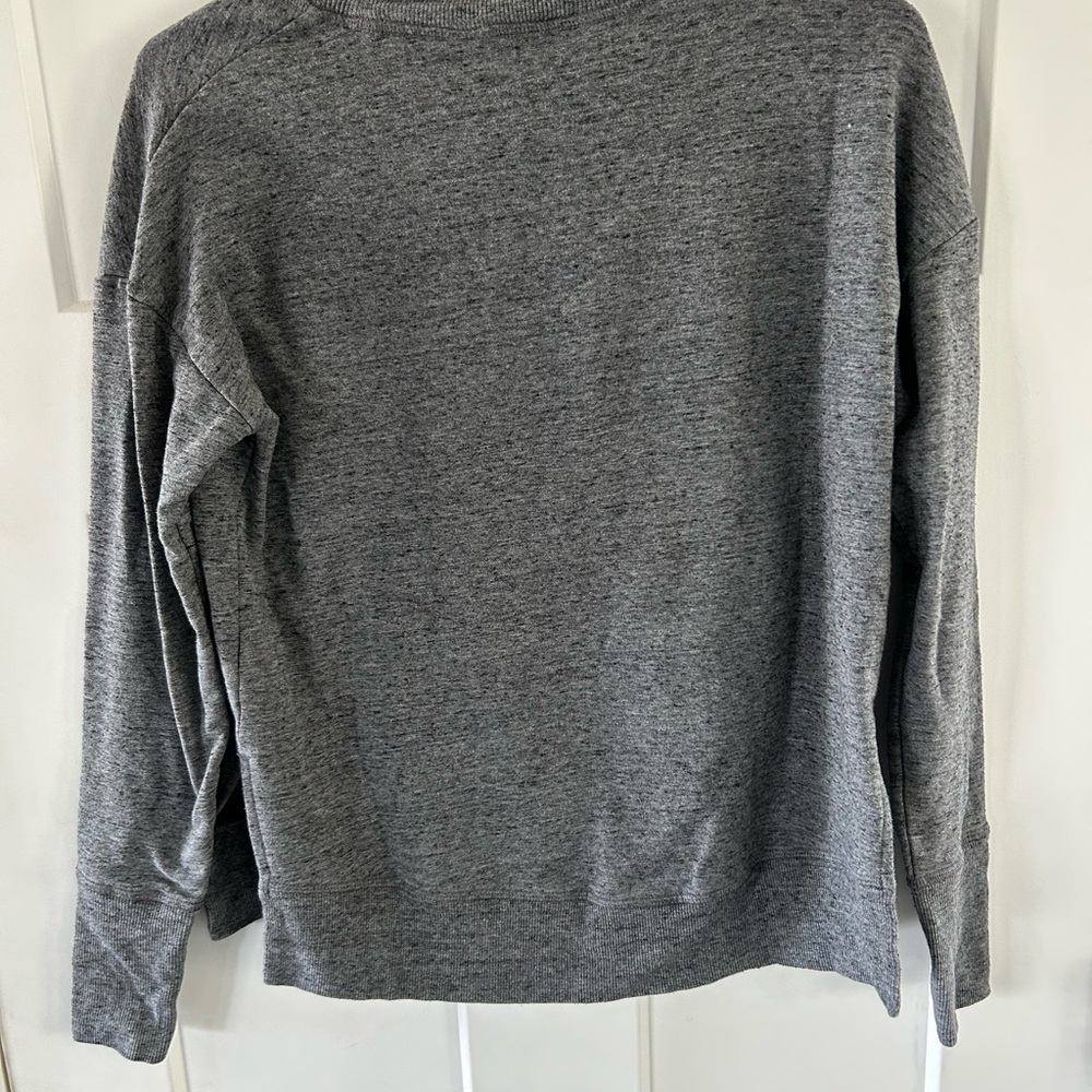 Athleta Coaster Luxe Sweatshirt - Dark Grey Heathered - XS.